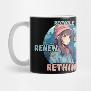 Recycle Reuse Renew Rethink Mug